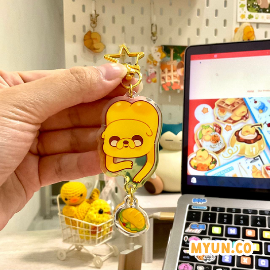 Jake Epoxy Keychain