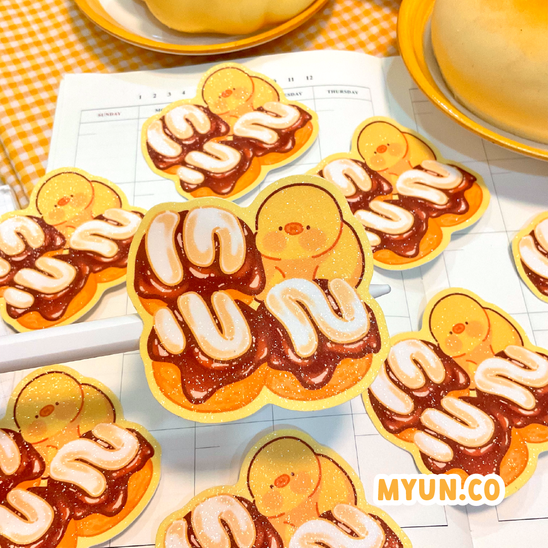 Takoyaki Waterproof Die Cut Sticker