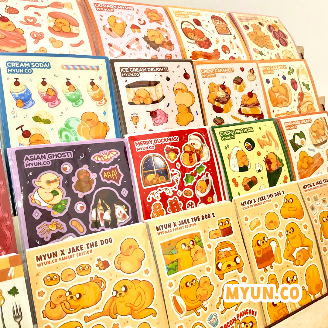 Ice Cream Delight Waterproof Sticker Sheet